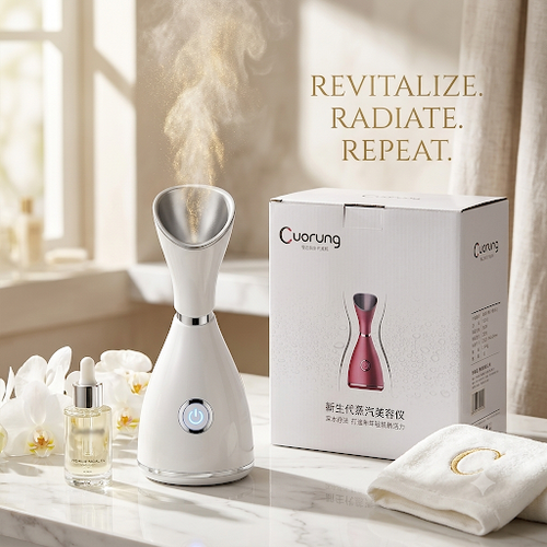 AeroMist™ NanoGlow Facial Steamer