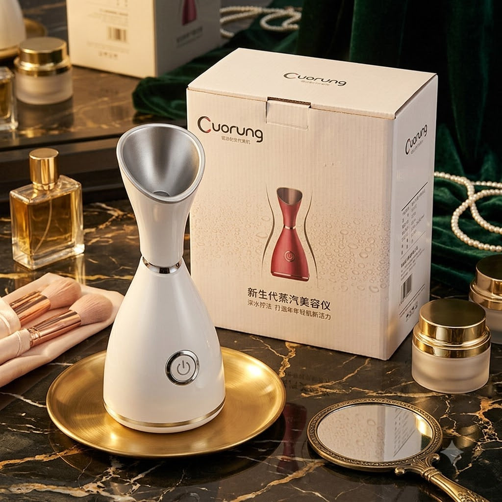 AeroMist™ NanoGlow Facial Steamer