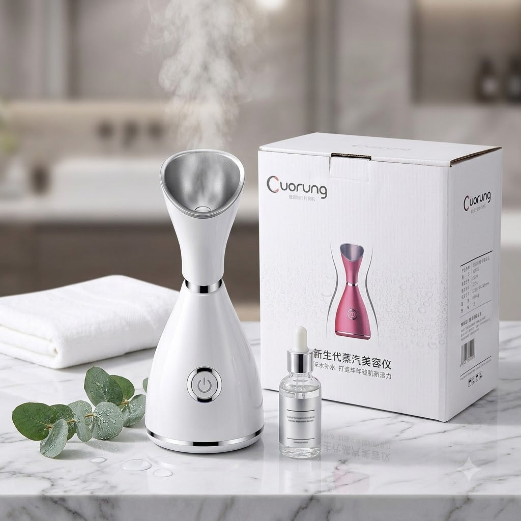 AeroMist™ NanoGlow Facial Steamer