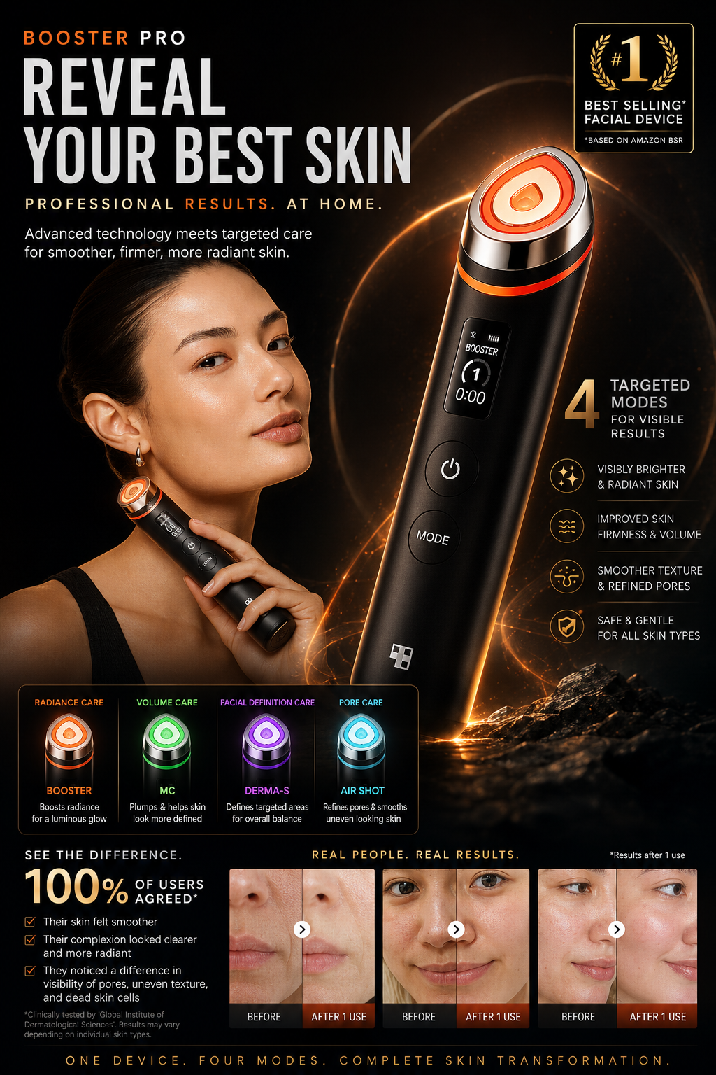 LIFTGLOW™ — 5-in-1 Facial Sculpting & Firming Massage Device