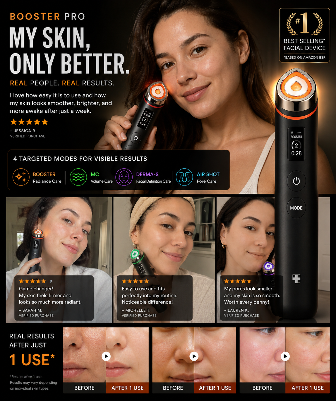 LIFTGLOW™ — 5-in-1 Facial Sculpting & Firming Massage Device